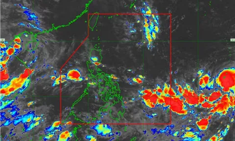 Áp thấp nhiệt đới ở biển Philippines mạnh lên thành bão Bebinca
