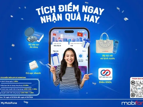 Khách hàng rinh ngàn quà tặng trong chương trình tích điểm của My MobiFone
