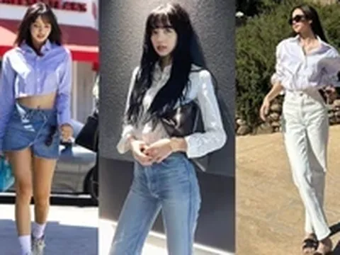 Lisa gợi ý những cách diện áo sơ mi không cầu kỳ mà vẫn sành điệu